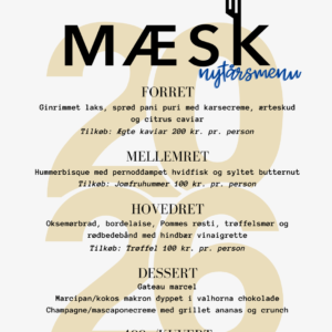 MÆSK’s NYTÅRSMENU 26