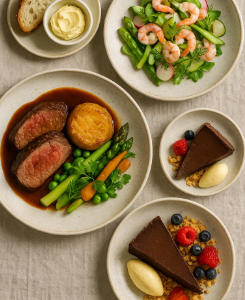 3-Retters Årstidsmenu